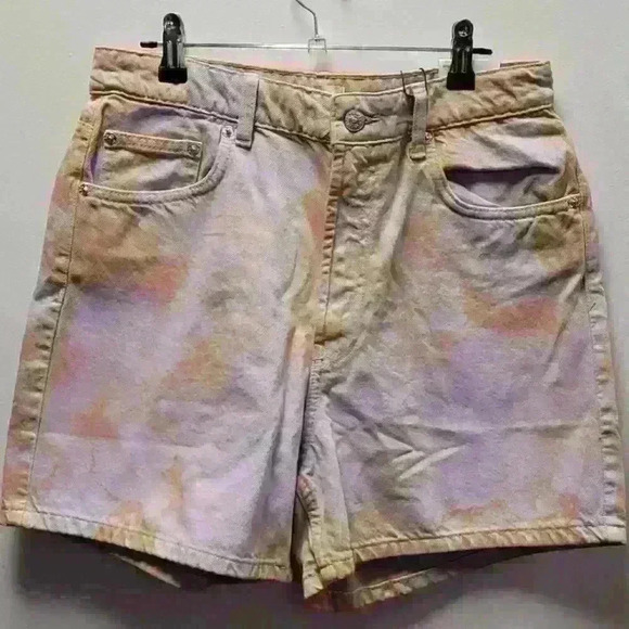 Zara tye dyed jean short - Picture 4 of 4